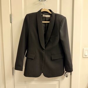 ZARA shawl lapel blazer - L